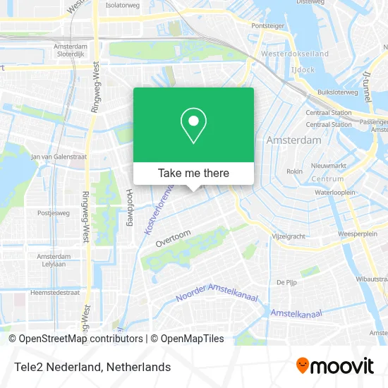 Tele2 Nederland map
