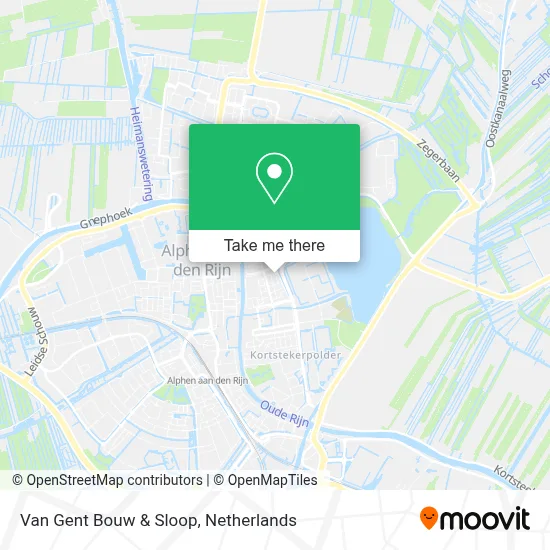Van Gent Bouw & Sloop map