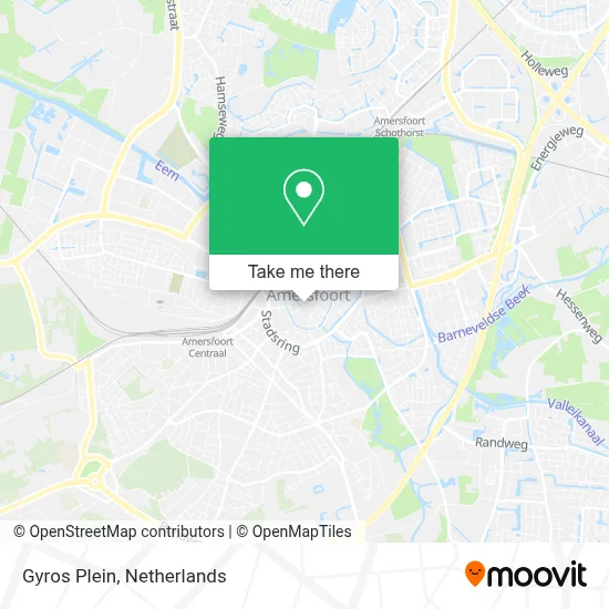 Gyros Plein map