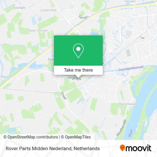 Rover Parts Midden Nederland map