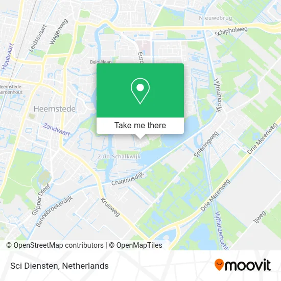 Sci Diensten map