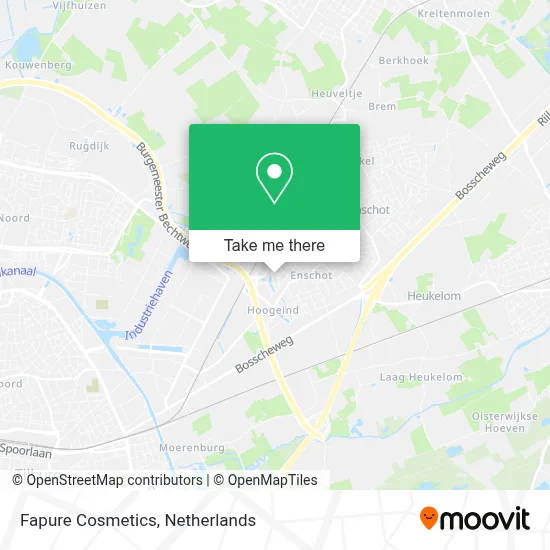 Fapure Cosmetics map