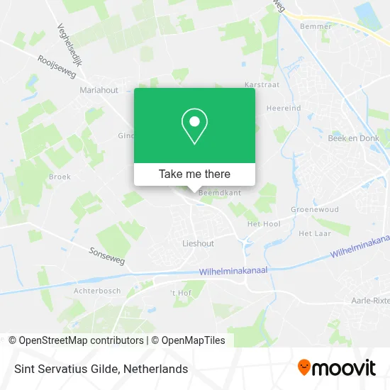Sint Servatius Gilde map
