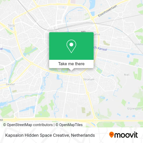Kapsalon Hidden Space Creative map