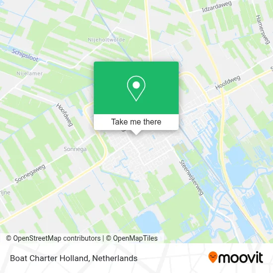 Boat Charter Holland Karte