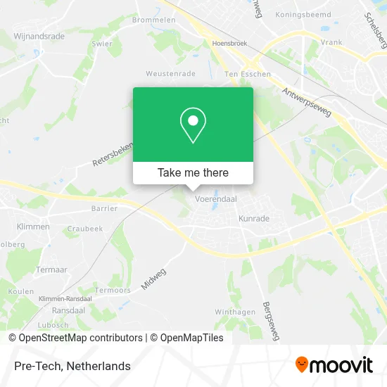Pre-Tech map