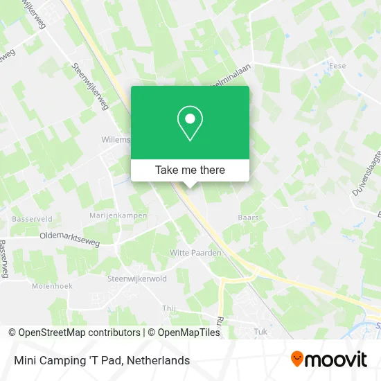 Mini Camping 'T Pad map