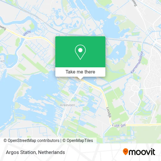 Argos Station map