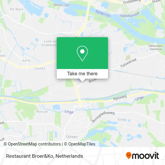 Restaurant Broer&Ko map