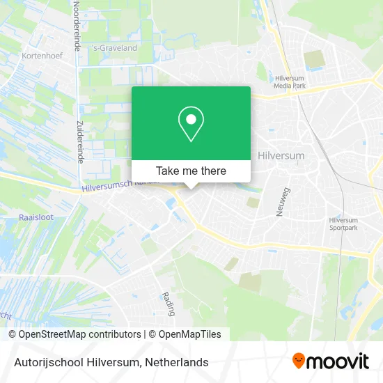 Autorijschool Hilversum map