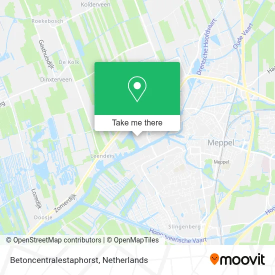 Betoncentralestaphorst map