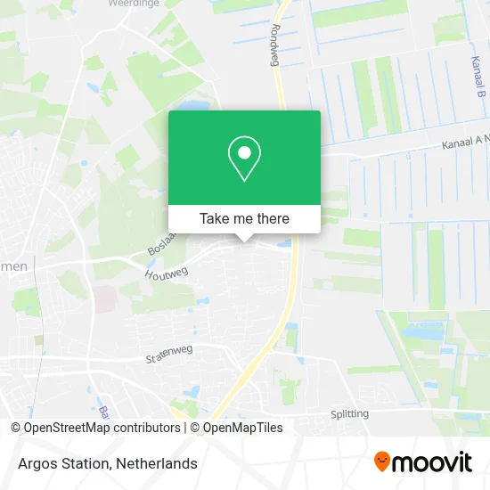 Argos Station map