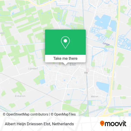 Albert Heijn Driessen Elst map
