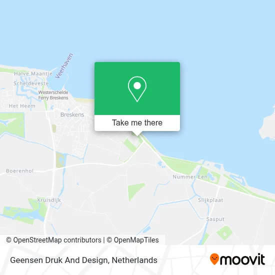 Geensen Druk And Design map