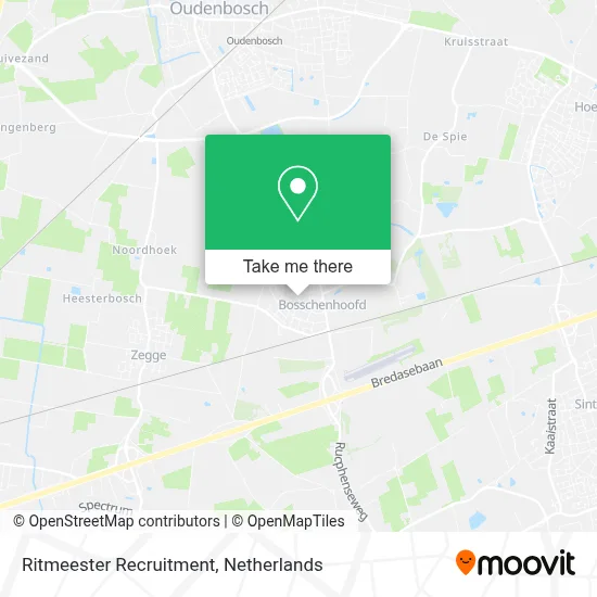 Ritmeester Recruitment map