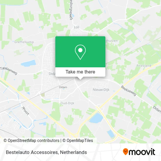 Bestelauto Accessoires map