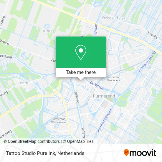 Tattoo Studio Pure Ink map