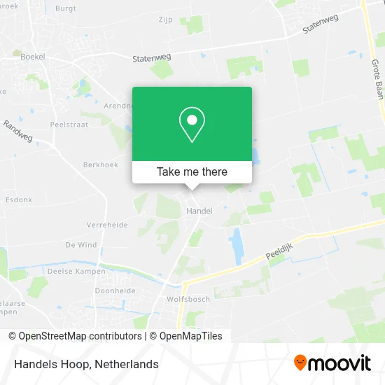 Handels Hoop map