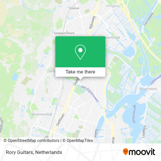 Rory Guitars map