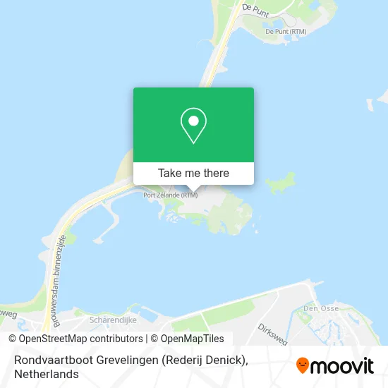 Rondvaartboot Grevelingen (Rederij Denick) map