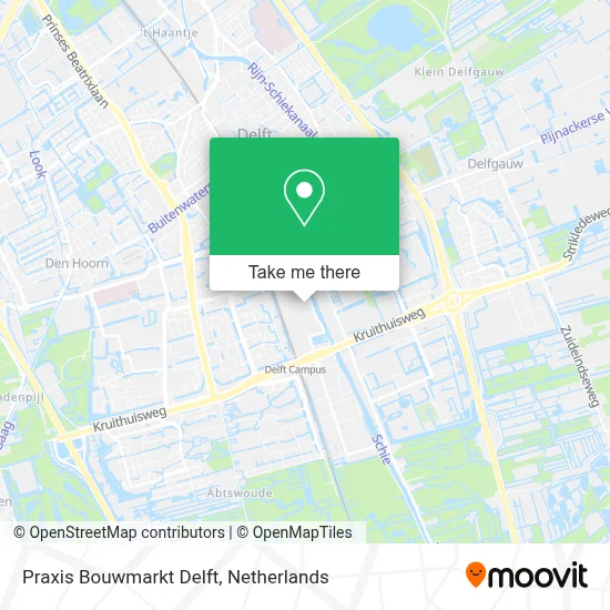 Praxis Bouwmarkt Delft map