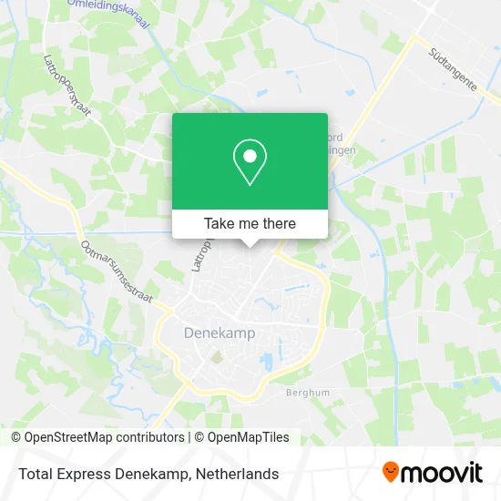 Total Express Denekamp map