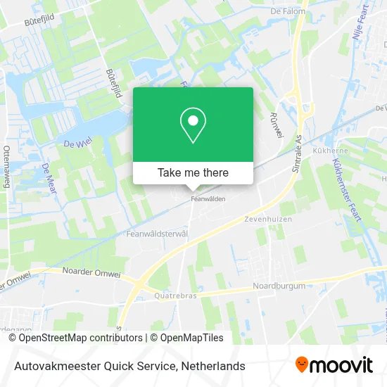 Autovakmeester Quick Service Karte