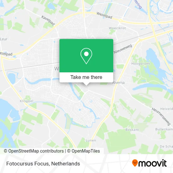 Fotocursus Focus map