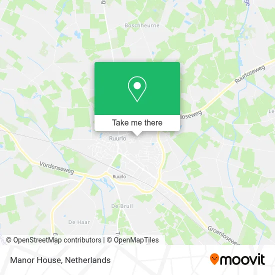 Manor House map