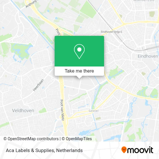 Aca Labels & Supplies map