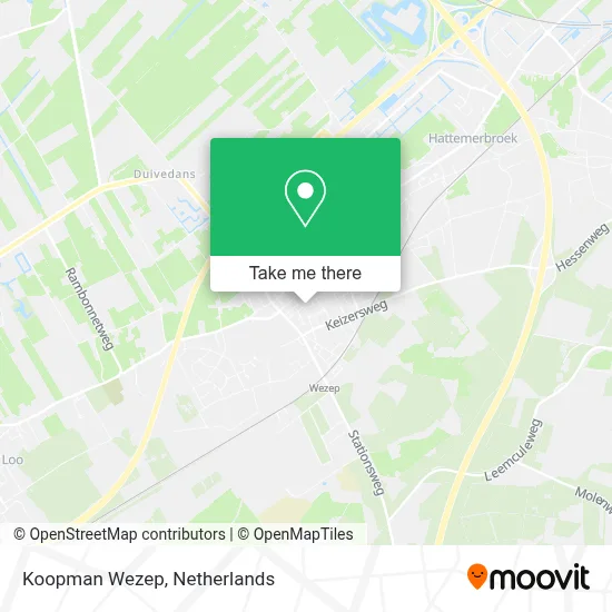 Koopman Wezep map