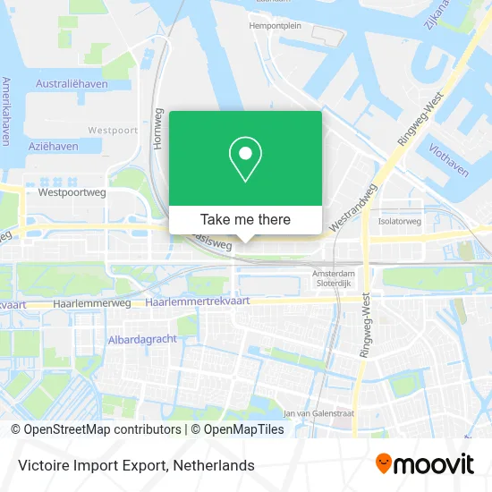 Victoire Import Export map