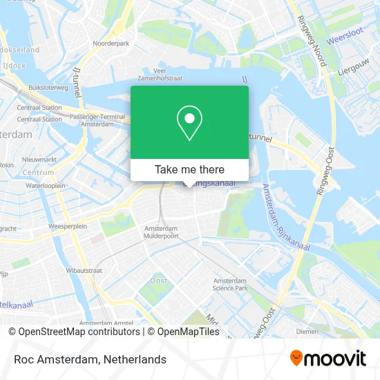 Roc Amsterdam map