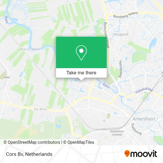 Cors Bv map