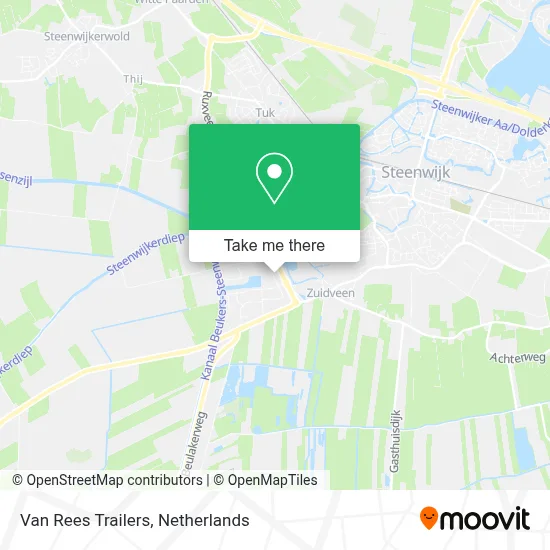 Van Rees Trailers map