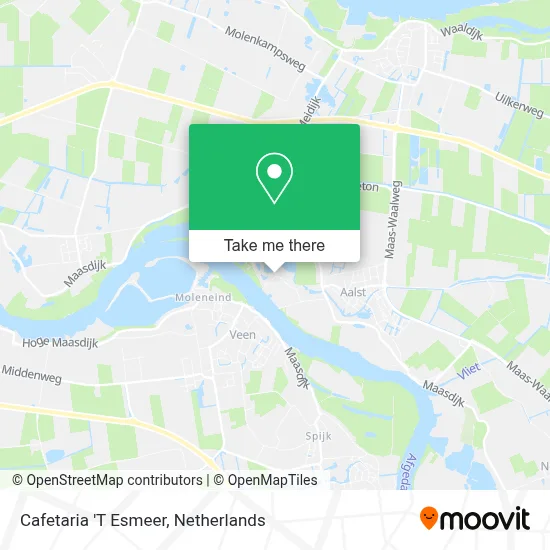 Cafetaria 'T Esmeer map