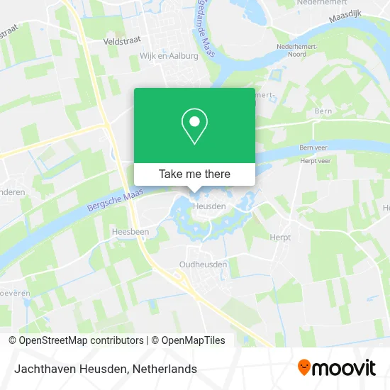 Jachthaven Heusden map