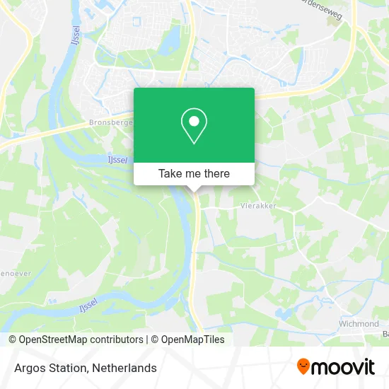 Argos Station map