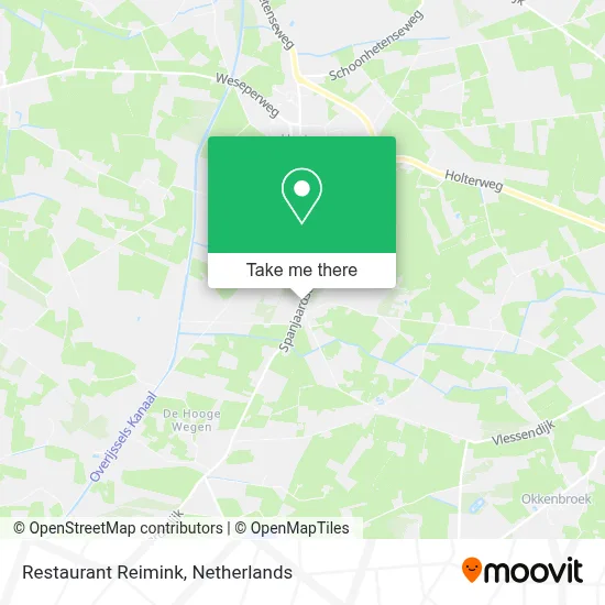 Restaurant Reimink map