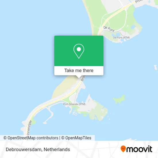 Debrouwersdam map