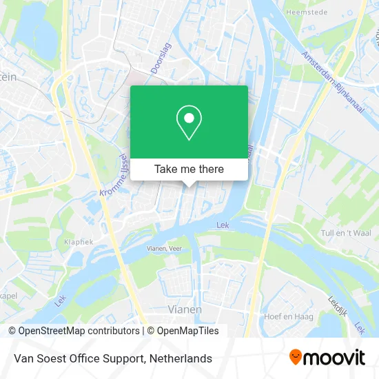 Van Soest Office Support map