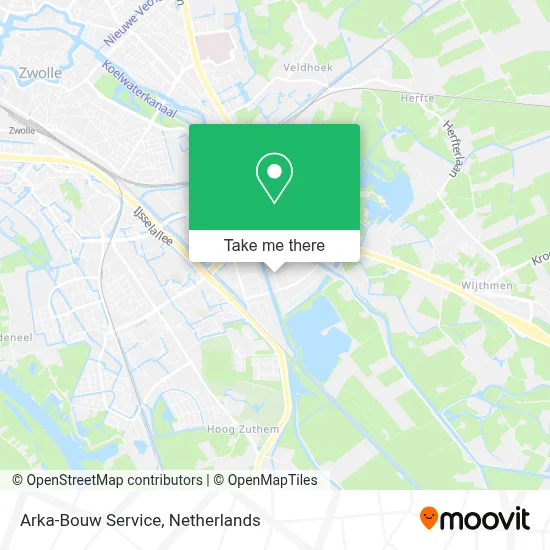 Arka-Bouw Service map