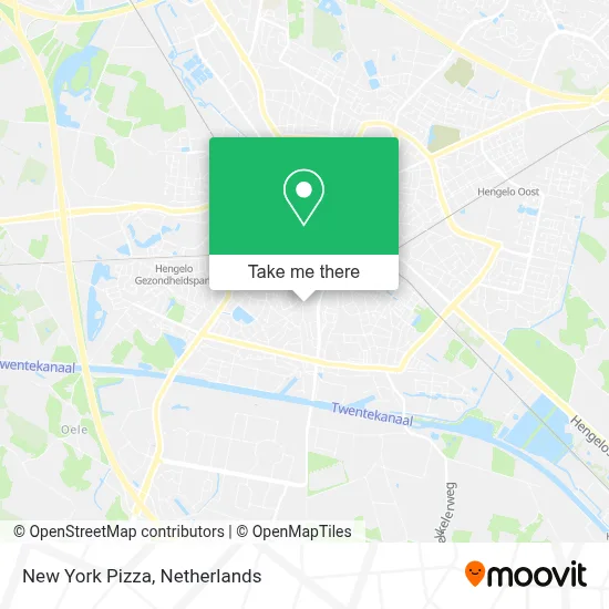 New York Pizza map