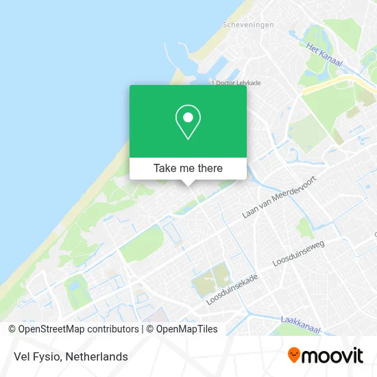 Vel Fysio map