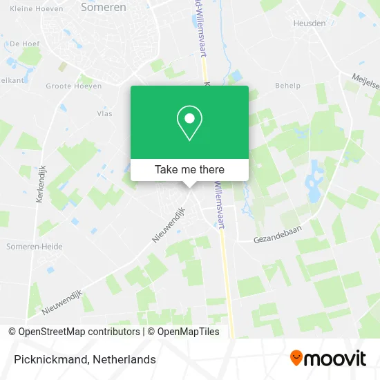 Picknickmand map