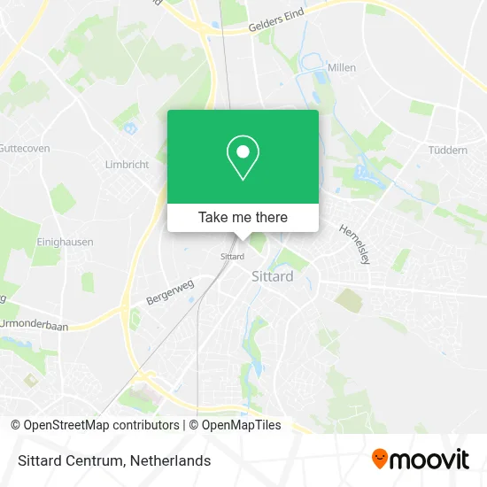 Sittard Centrum map