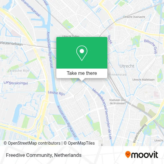 Freedive Community map