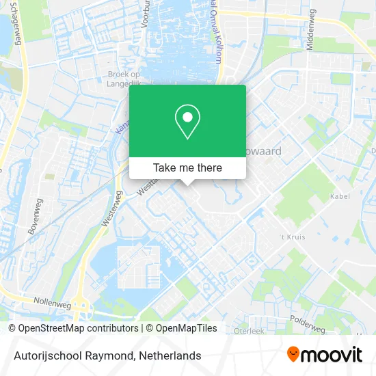 Autorijschool Raymond map