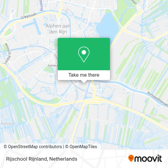 Rijschool Rijnland map