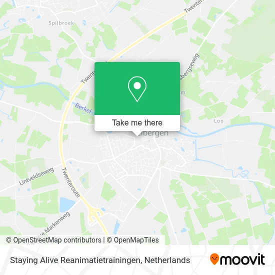 Staying Alive Reanimatietrainingen map
